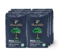 Privat Kaffee Brazil Mild - 6x 500 g Ganze Bohne