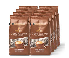 Caffè Crema Vollmundig – 8x 1 kg Ganze Bohne