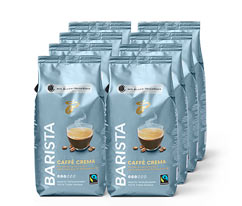 BARISTA Caffè Crema – 8x 1 kg Ganze Bohne