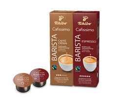 Set aus 10er Kapseln Barista Espresso und Caffè Crema