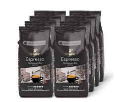 Espresso Sizilianer Art – 8x 1 kg Ganze Bohne