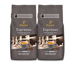 Espresso Mailänder Art - 2 x 1kg Ganze Bohne