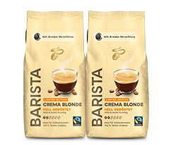 Barista Crema Blonde – 2 x 1 kg Ganze Bohne