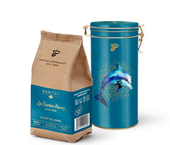 Rarität des Jahres »Los Santos Honey« inkl. Kaffeedose - 250 g Ganze Bohne