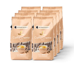 Caffè Crema Mild – 8x 1 kg Ganze Bohne