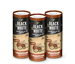 Black & White Cold Brew Typ „Haselnuss Haferdrink“ - 3er Set