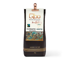 Qbo Premium Coffee Beans »Kooperative Coopfam« Filterkaffee Kräftig