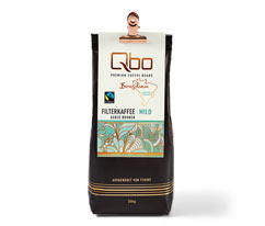 Qbo Premium Coffee Beans »Kooperative Coopfam« Filterkaffee Mild