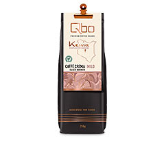 Qbo Premium Coffee Beans »Kooperative Baragwi« Caffè Crema Mild, Ganze Bohne