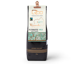 Qbo Premium Coffee Beans »Kooperative Sholi« Filterkaffee Mild