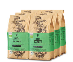 Bio Kaffee – 6x 250 g Ganze Bohne