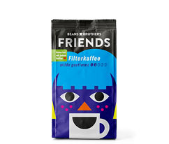 BEANS BROTHERS FRIENDS Filterkaffee Mild