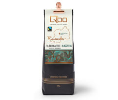 Qbo Premium Coffee Beans »Kooperative Sholi« Filterkaffee Kräftig