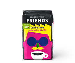 BEANS BROTHERS FRIENDS Caffè Crema Kräftig