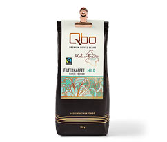 Qbo Premium Coffee Beans »Kooperative Fabicoop« Filterkaffee Mild