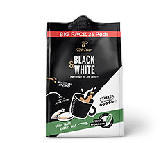 BLACK & WHITE - Kaffeepads