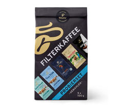 Filterkaffee Probierset - 5x 100 g Gemahlen