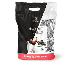 BLACK & WHITE - Kaffeepads