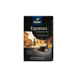 Espresso Sizilianer Art – 250 g malet