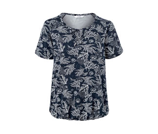Blusenshirt, blau