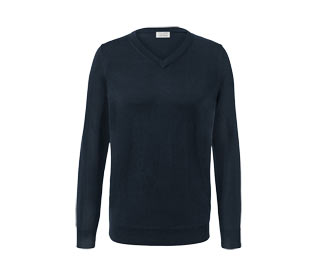 Merinopullover, navyblau