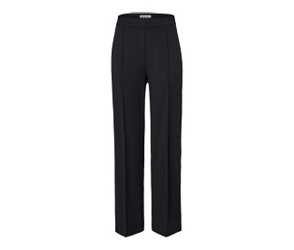 Jerseyhose mit Biese, schwarz