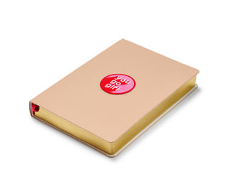 Notizbuch mit Textilpatch