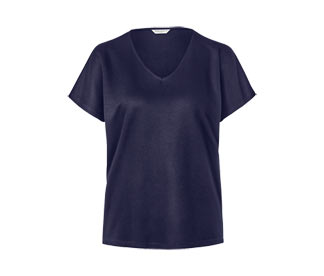 Strukturiertes Shirt, dunkelblau