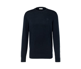 Pullover mit Rundhalsausschnitt, dunkelblau
