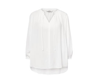 Tunika-Bluse, weiß