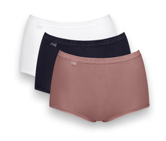sloggi Basic+ Maxi C3P multiple colours cacao