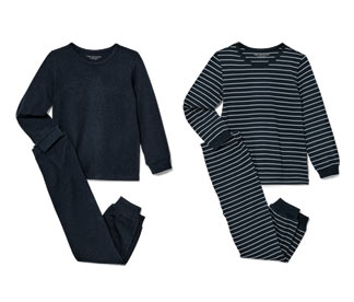 2 Kinder-Pyjamas, blau