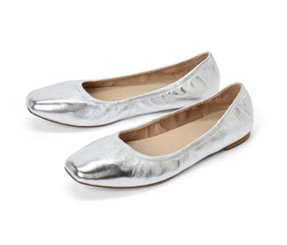 Leder-Ballerinas