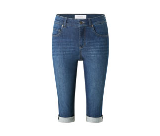 Angels Jeans »Capri Turn-Up«, Slim Fit, mid blue