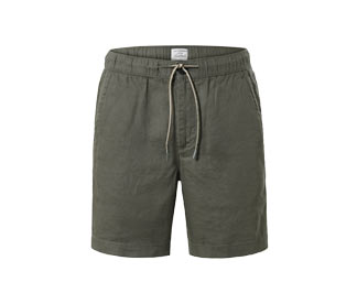Leinen-Shorts, khaki