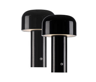 JUST LIGHT LED-Akku-Tischleuchte »Agnes«, 2er-Set, schwarz