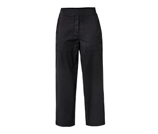 Popeline-Hose, schwarz
