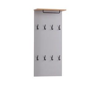 Hakenpaneel »Jelda«, platin/eiche