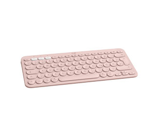 Logitech Multi-Device-Tastatur »K380« und kabellose Pebble-Maus »M350« im Set, roséfarben
