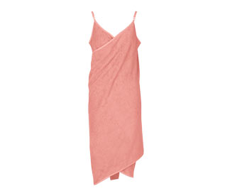 Handtuch-Kleid, apricotfarben