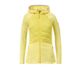 Hybrid-Thermojacke, gelb