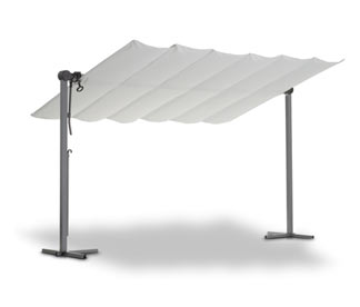 Leco Sonnendach, 400 x 250 cm, hellgrau
