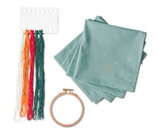 Servietten-Stick-Set, 4er
