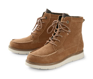 Veloursleder-Boots