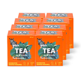 TEA by Tchibo Rooibos Orange-Karamell - 8x 20 Teebeutel