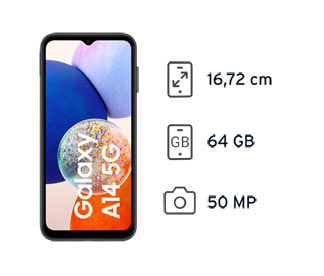 Samsung Galaxy A14 5G 64GB schwarz