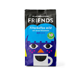 BEANS BROTHERS FRIENDS Filterkaffee Mild