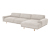 Ecksofa »Penelope«, beige, Longchair rechts