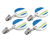 4 Tischdeckenhalter 