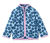 Hellblau mit Blumen-Motiv